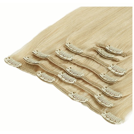 #24 SUNLIGHT BLONDE Bugatti Clip-in Hair 120g Lengths 18" & 22" #24 SUNLIGHT BLONDE Bugatti Clip-in Hair 120g Lengths 18" & 22"