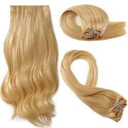 #16 LIGHT HONEY BLONDE Bugatti Clip-in Hair Extensions 120g