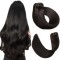 #1B NATURAL BLACK Bugatti Clip-in Hair Extensions 120g 