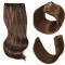 #3 DARK BROWN Bugatti Clip-in Hair Extensions 120g 