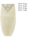 #60 PLATINUM BLONDE Bugatti Clip-in Hair 120g Lengths 18"& 22" #60 PLATINUM BLONDE Bugatti Clip-in Hair 120g Lengths 18"& 22"