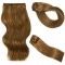 #6 CHESTNUT BROWN Bugatti Clip-in Hair Extensions 120g 