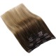 #2/22 DARKEST BROWN/BEACH BLONDE  Clip-in Ombre Hair Extensions 120g 20"