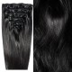 #1 Jet Black Bugatti Clip-in Hair 120g Lengths 18" & 22" #1 Jet Black Bugatti Clip-in Hair 120g Lengths 18" & 22"