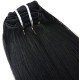 #1 JET BLACK Bugatti Clip-in Hair 120g Lengths 18" &  22"