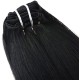 #1 JET BLACK Bugatti Clip-in Hair Extensions 120g 18''/22''