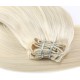 #60 PLATINUM BLONDE Bugatti Clip-in Hair 120g Lengths 18"& 22" #60 PLATINUM BLONDE Bugatti Clip-in Hair 120g Lengths 18"& 22"