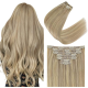 #18/60 CLIP-IN HAIR (HIGHLIGHTS/STREAK) LENGTH 20" PREMIUM QUALITY 120 GRAMS #18/60 CLIP-IN HAIR (HIGHLIGHTS/STREAK) LENGTH 20" PREMIUM QUALITY 120 GRAMS
