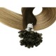 Ombre #2 DARKEST BROWN / #12 LIGHT MEDIUM GOLDEN BROWN Hair Length 20"/50 Grams (Fusion U-tip) Ombre #2 DARKEST BROWN / #12 LIGHT MEDIUM GOLDEN BROWN Hair Length 20"/50 Grams (Fusion U-tip)
