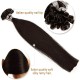 #1B NATURAL BLACK U-tip Fusion Pre-Bonded Hair Extensions 50g/qty 20"/22"/24"