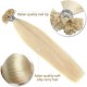 #613 PEARL BLONDE U-tip Fusion Pre-Bonded Hair Extensions 50g/qty 20"/22"/24"