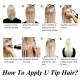 #8/22 ASH BROWN/BEACH BLONDE U-Tip Highlights Pre-bonded Hair Extensions 50g/qty 20"