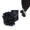 #1 JET BLACK U-tip Fusion Pre-Bonded Hair Extensions 50g/qty