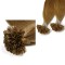#6 CHESTNUT BROWN U-tip Fusion Pre-Bonded Hair Extensions 50g/qty