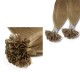 #8 ASH BROWN U-tip Fusion Pre-Bonded Hair Extensions 50g/qty 