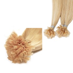 #22 BEACH BLONDE U-tip Fusion Pre-Bonded Hair Extensions 50g/qty 