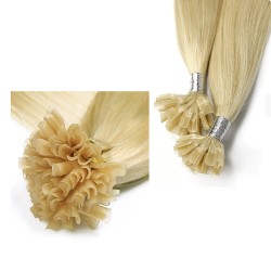#24 SUNLIGHT BLONDE U-tip Fusion Pre-Bonded Hair Extensions 50g/qty 20"