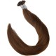 #4 CHOCOLATE BROWN U-tip Fusion Pre-Bonded Hair Extensions 50g/qty 20"/22"/24"