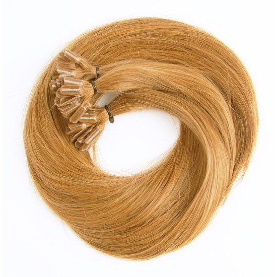 #14 LIGHTEST GOLDEN BLONDE U-tip Fusion Pre-Bonded Hair Extensions 50g/qty 20"/22"/24"