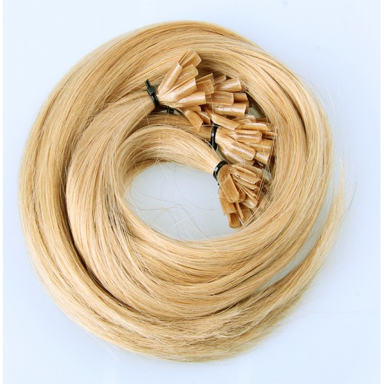 Fusion Pre-bonded U-tip Hair Extensions #16 LIGHTEST HONEY BLONDE 50 grams/Qty Lengths 20"/22"/24" Fusion Pre-bonded U-tip Hair Extensions #16 LIGHTEST HONEY BLONDE 50 grams/Qty Lengths 20"/22"/24"
