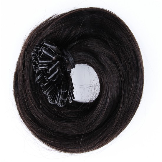 #1B NATURAL BLACK U-tip Fusion Pre-Bonded Hair Extensions 50g/qty 20"/22"/24" #1B NATURAL BLACK U-tip Fusion Pre-Bonded Hair Extensions 50g/qty 20"/22"/24"