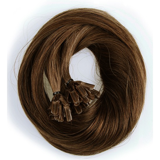 #3 DARK BROWN U-tip Fusion Pre-Bonded Hair Extensions 50g/qty 20"/22"/24" #3 DARK BROWN U-tip Fusion Pre-Bonded Hair Extensions 50g/qty 20"/22"/24"