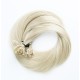 #60 PLATINUM BLONDE U-tip Fusion Pre-Bonded Hair Extensions 50g/qty 20"/22"/24"