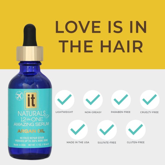 IT Naturals 12inOne Amazing Serum with Argan Oil 1.7 oz IT Naturals 12inOne Amazing Serum with Argan Oil 1.7 oz