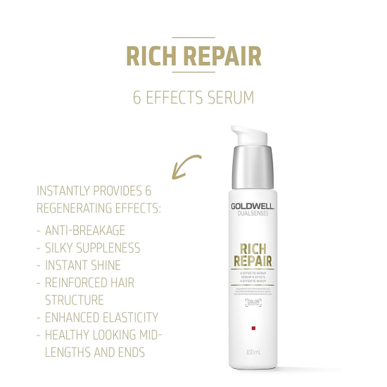 Goldwell Dualsenses Rich Repair 6 Effects Serum, 100 ml Goldwell Dualsenses Rich Repair 6 Effects Serum, 100 ml