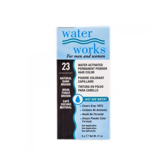 WATERWORKS PERMANENT POWDER HAIR COLOR NO CHEMICAL ADDED WATERWORKS PERMANENT POWDER HAIR COLOR NO CHEMICAL ADDED