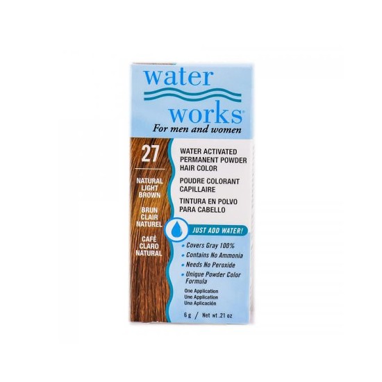 WATERWORKS PERMANENT POWDER HAIR COLOR NO CHEMICAL ADDED WATERWORKS PERMANENT POWDER HAIR COLOR NO CHEMICAL ADDED