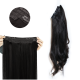 #1B NATURAL BLACK Halo Hair Extensions 100g 20"