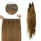 #6 CHESTNUT BROWN Halo Hair Extensions 100g 20"