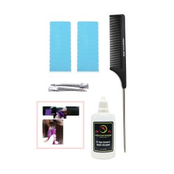Tape Hair Tools Set (Fast Act!) Adhesive Tape/Lace Wig Remover Solution Bottle 1.5oz 