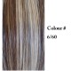 #6/60 CHESTNUT BROWN/PLATINUM BLONDE  U-Tip Highlight Pre-Bonded air Extensions 50g/qty 20"