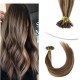 #3/12 DARK BROWN/LIGHT GOLDEN BROWN U-Tip Highlight Pre-Bonded air Extensions 50g/qty 20" #3/12 DARK BROWN/LIGHT GOLDEN BROWN U-Tip Highlight Pre-Bonded air Extensions 50g/qty 20"