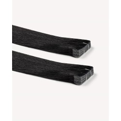 #1 JET BLACK Invisible Tape-in Hair Extensions 10pcs/qty