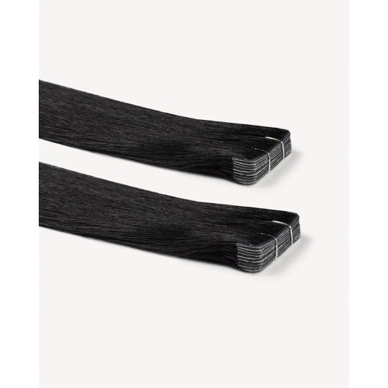 Invisible Tape Extensions: Jet Black #1 20 PCS Invisible Tape Extensions: Jet Black #1 20 PCS