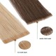 Invisible Tape Extensions: Chocolate Brown #4 20 PCS Invisible Tape Extensions: Chocolate Brown #4 20 PCS