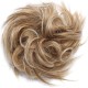 #27H613 Messy Bun Hair Extensions Synthetic Thick Donut Tousled Updo