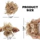 #27H613 Messy Bun Hair Extensions Synthetic Thick Donut Tousled Updo