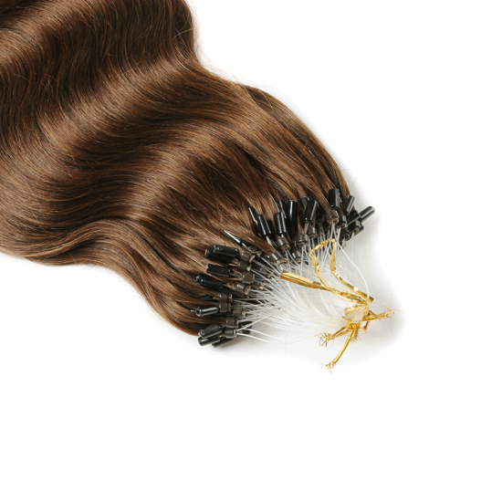 #4 CHOCOLATE BROWN Micro Loop Hair Extensions 50g/qty 20" #4 CHOCOLATE BROWN Micro Loop Hair Extensions 50g/qty 20"