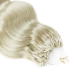 #60 PLATINUM BLONDE Micro Loop Hair Extensions 50g/qty 20"