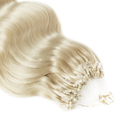 #613 PEARL BLONDE Micro Loop Hair Extensions 50g/qty 20"