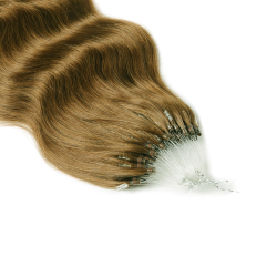 #6 CHESTNUT BROWN Micro Loop Hair Extensions 50g/qty 20"