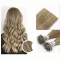 #8/18 ASH BROWN/ASH BLONDE Nano Tip/Ring Highlight Hair Extension 50g/qty 20" 