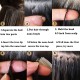 #2 DARKEST BROWN Nano Tip/Ring hair Extensions 50g Length  20/22" Straight