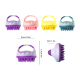 Soft Silicone Head Scalp Massage Comb, Shampoo Brush, Hair Washing Comb 1pc