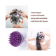 Soft Silicone Head Scalp Massage Comb, Shampoo Brush, Hair Washing Comb 1pc