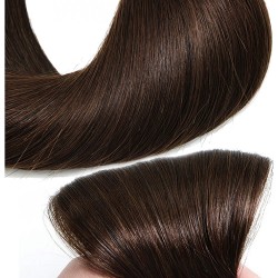 #2 DARKEST BROWN  Stick Tip/I-Tip Pre-bonded Hair Extensions 50g/qty 20"